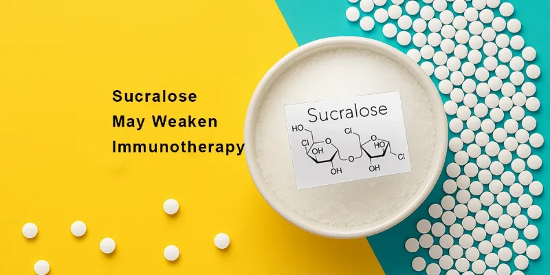 Artificial Sweetener Sucralose May Undermine Cancer Immunotherapy, Study Finds