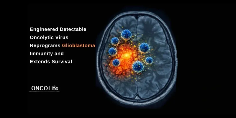 Engineered, Detectable Oncolytic Virus Reprograms Immunity and Extends Survival in Brain Cancer